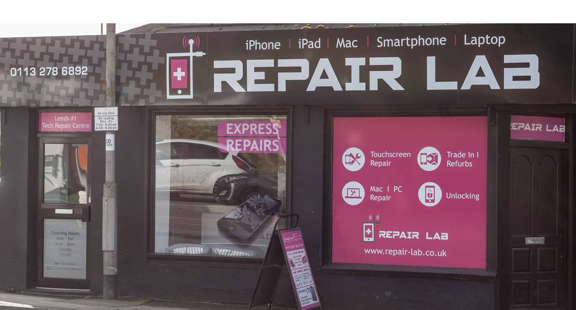 Repair Lab Kirkstall Leeds Front Of Shop